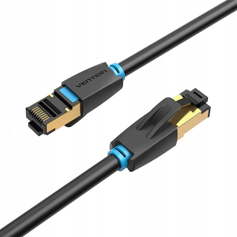 Kabllo rrjeti Vention RJ45 CAT8, 40 Gbps, 2000 MHz, e zezë 3
