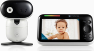 Monitor bebi Motorola PIP1510, ekran 5", komunikim dy drejtimësh, i bardhë