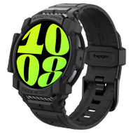 Mbrojtëse për smartwatch Spigen Rugged Armor Pro, për Samsung Galaxy Watch 7 (44mm), e zezë