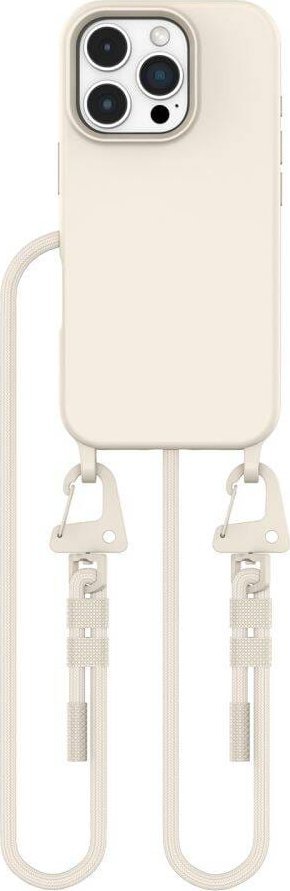 Mbulesë telefoni Tech-Protect Magnecklace për iPhone 16 Pro Max, MagSafe, me rrip, e zezë mat