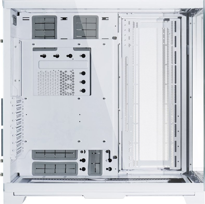 Kasa PC Lian Li O11 Dynamic EVO XL, Full Tower, xham i temperuar, e bardhë