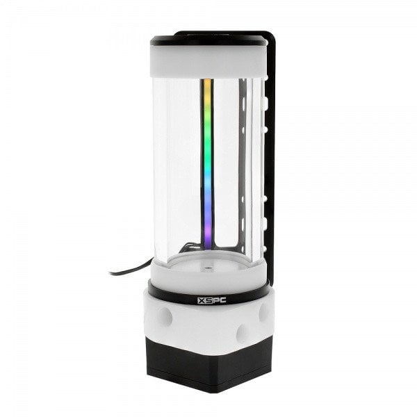Rezervuar me pompë XSPC QX5 Photon 170 ARGB, akrilik, PWM, i bardhë