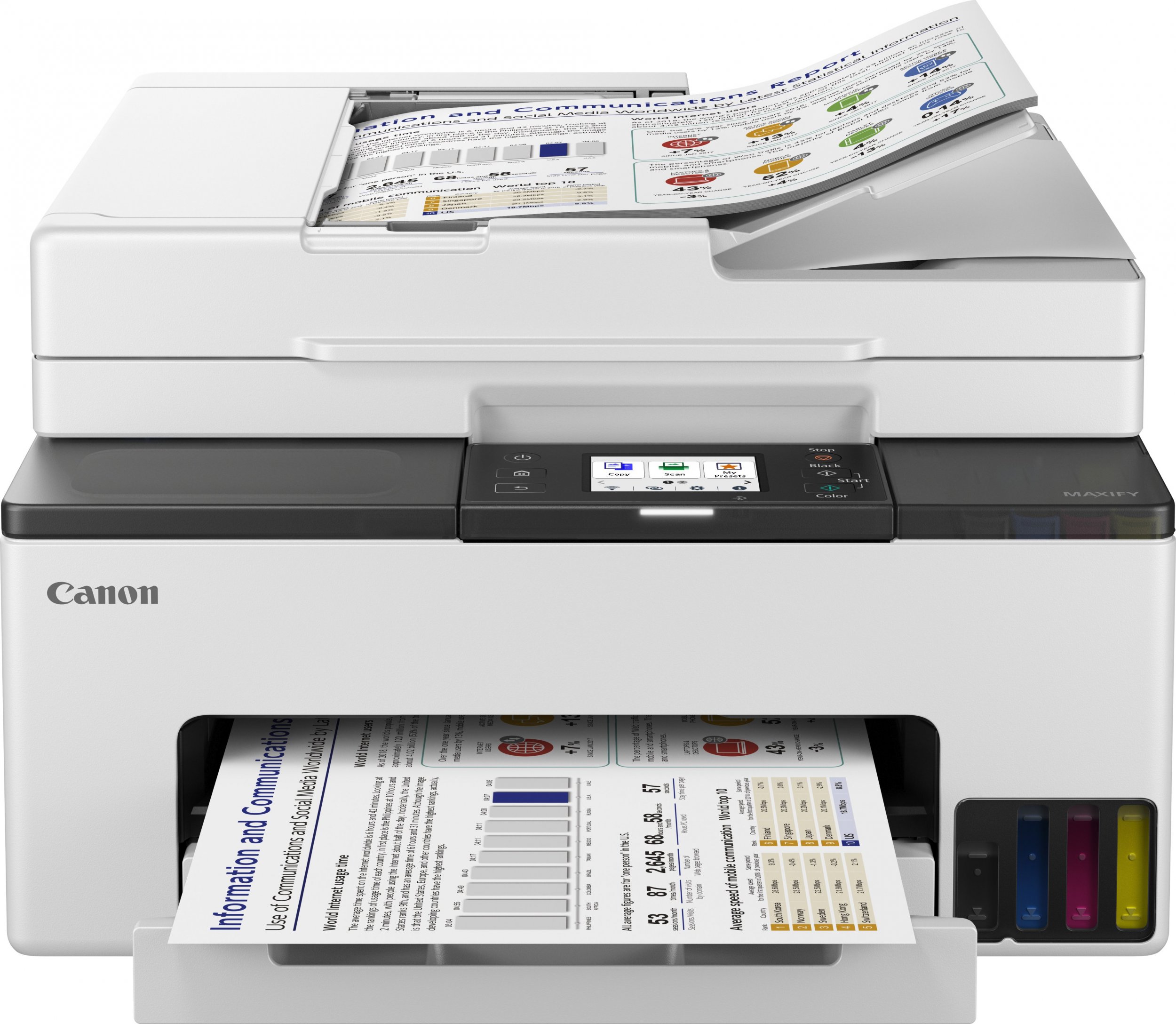 Pajisje multifunksionale Canon Maxify GX2050, Inkjet, WiFi, e zezë