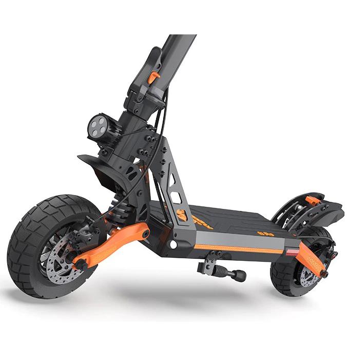 Skuter elektrik Kukirin G2 Pro, motor 600W, bateri 48V 15Ah, e zezë portokalli
