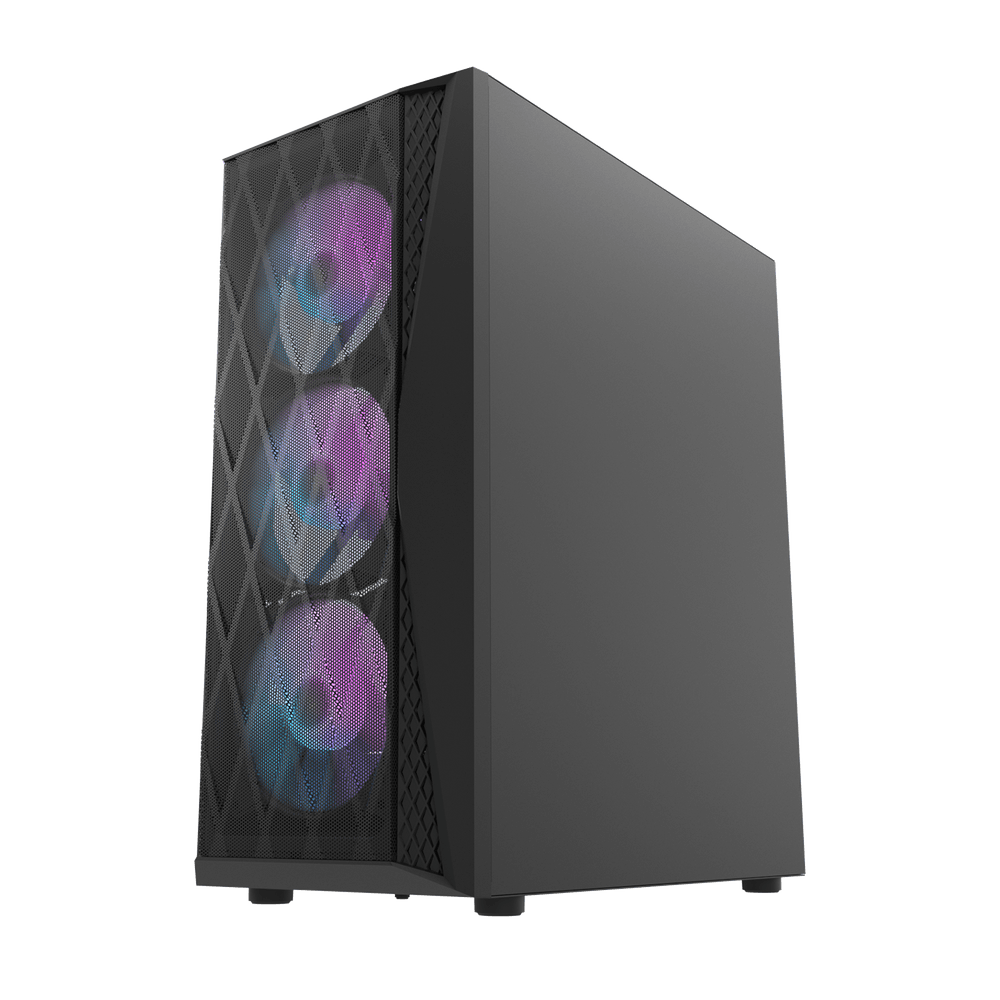 Kasë kompjuteri Darkflash DK352 Plus, e zezë