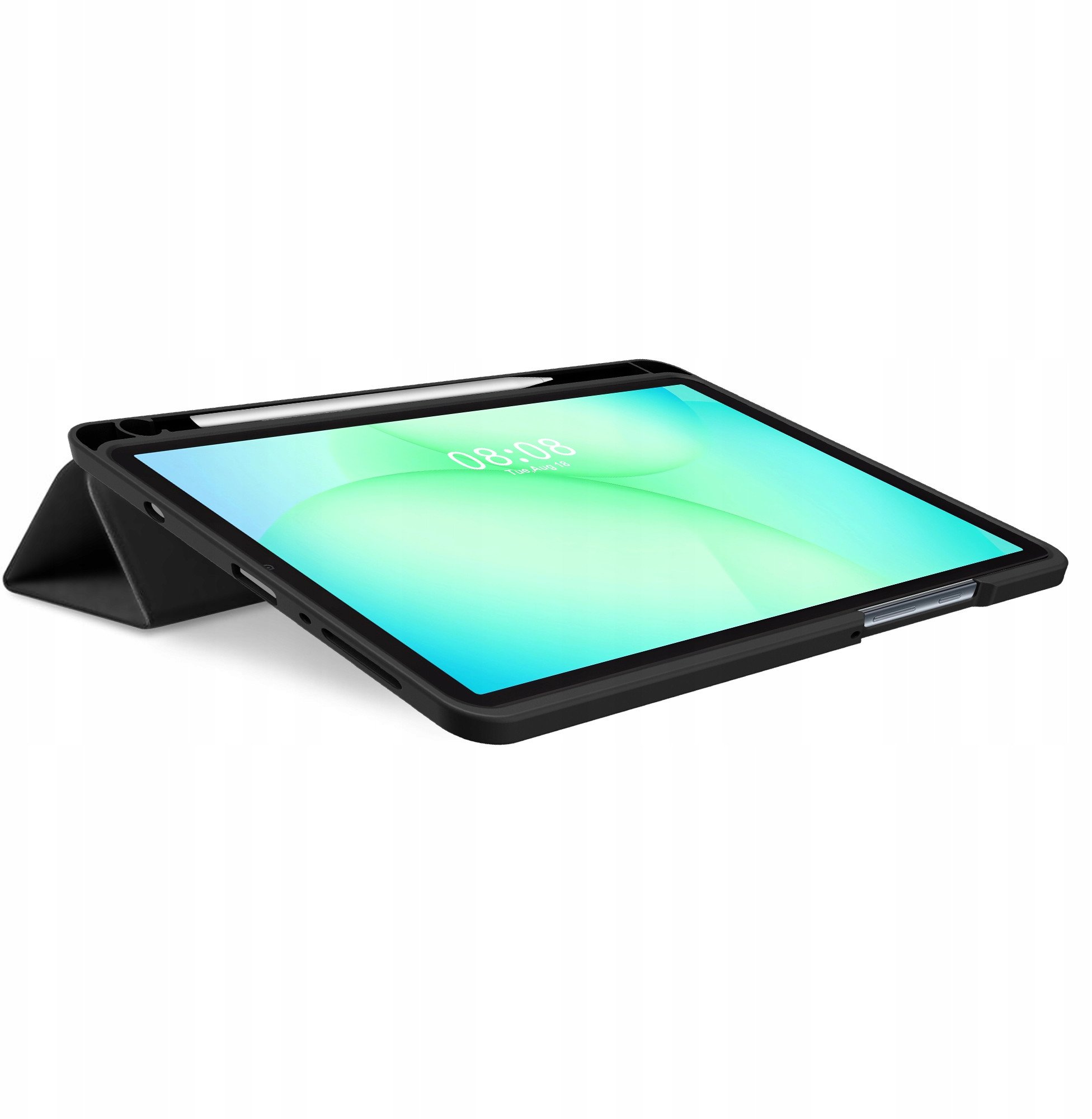 Mbulesë tablet Tech Protect SmartCase Pen, Galaxy Tab A9 A11 8.7, me mbështetëse, e zezë