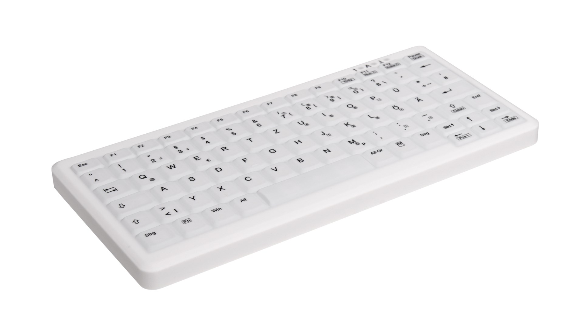 Tastierë Active Key AK-C4110, RF Wireless, QWERTZ, e bardhë