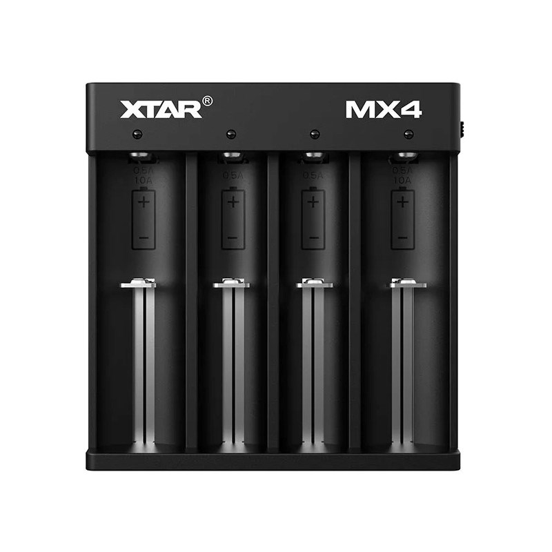 Karikues baterish XTAR MX4, 4 kanale, Li-Ion Ni-MH LiFePO4, i zi