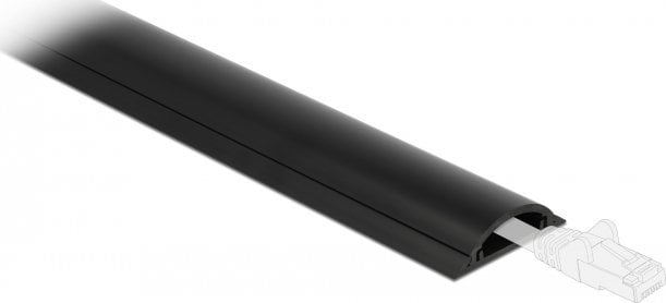 Kanaletë ngjitëse kabllosh DeLOCK 50 x 12 mm, 1 m, e zezë