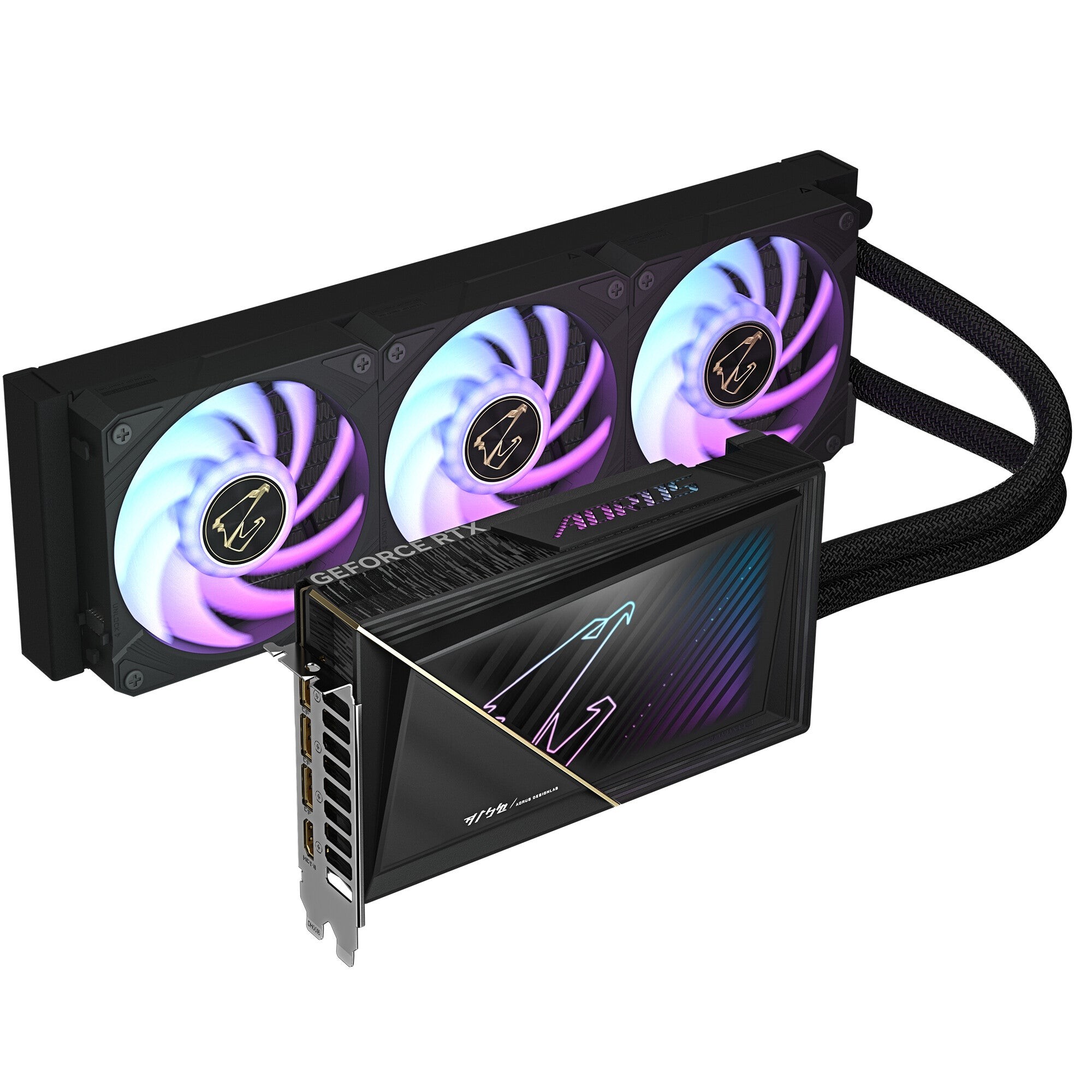 Kartelë grafike Gigabyte AORUS GeForce RTX 5080 XTREME WATERFORCE 16G, 16GB GDDR7, PCI-E 5.0, e zezë 2
