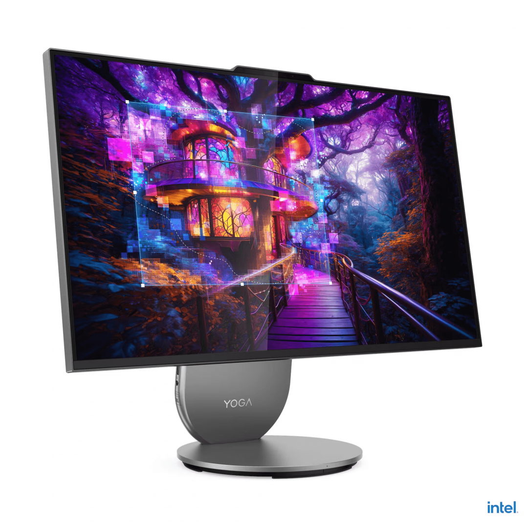 Kompjuter All in One Lenovo Yoga AIO 27IAH10, 27" QHD, Intel Core Ultra 5, 16GB RAM, i bardhë