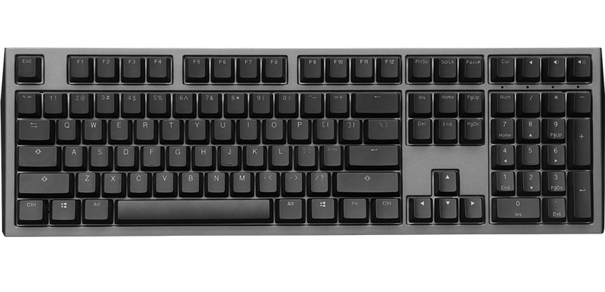 Tastierë për lojëra Ducky Shine 7 PBT, Cherry MX Red, RGB LED, e hirtë