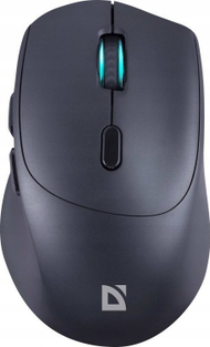 Mouse pa tela Defender EFFECT X MS-095, 1600DPI, klikime të heshtura, i zi