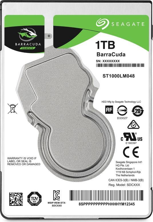 Disk HDD Seagate BarraCuda, 1TB, 2.5" SATA III