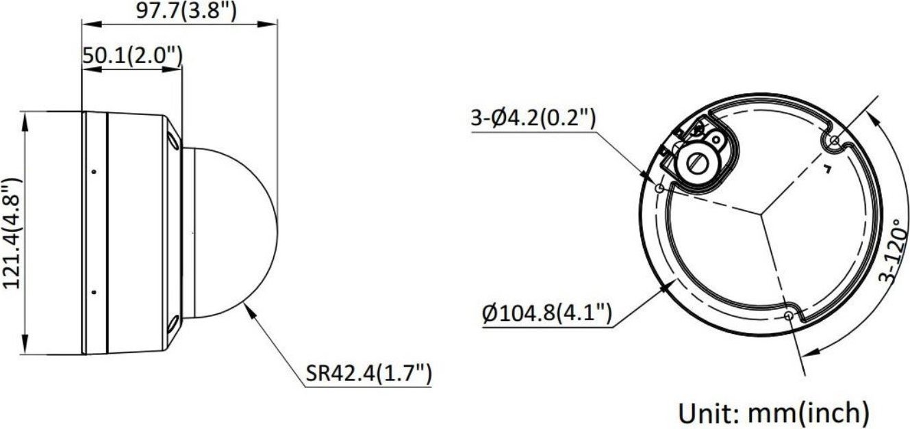 Kamerë IP Hikvision DS-2CD1143G2-LIU, 4MP, lentë 2.8mm, e bardhë