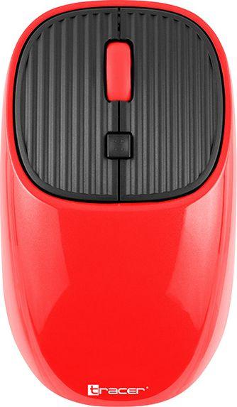 Maus Tracer Wave, wireless, USB, i zi dhe i kuq