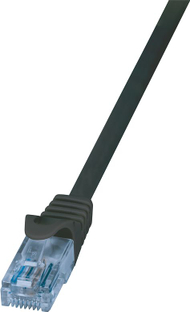 Kabllo rrjeti LogiLink CP3013U, Cat.6A U UTP, 0.25m, i zi