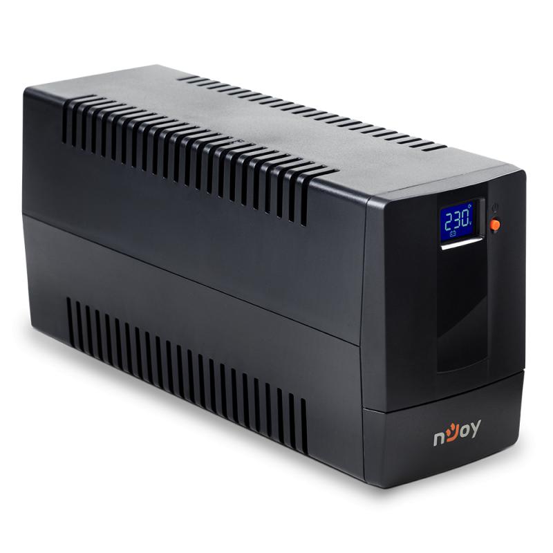UPS nJoy Horus Plus 600, 600VA, LCD екран, црн
