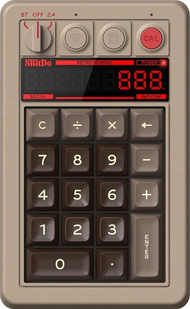 Tastierë mekanike 8BitDo Retro Keypad C64 Edition, programueshme, kompatibile me Windows dhe Android, bezhë