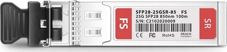 Modul optik FS SFP28 25GSR 25Gbps, 850nm, 100m, paketim 10 copë