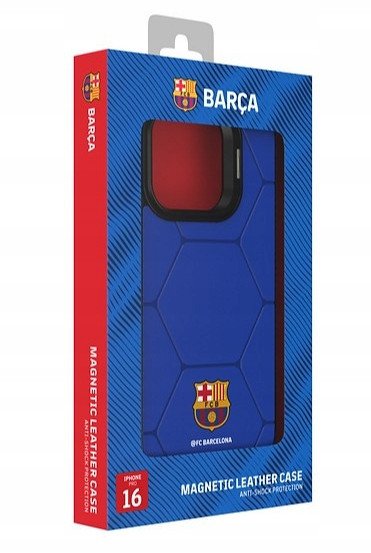 Mbulesë telefoni OCPC FC Barcelona, lëkurë PU, me mbajtëse, antirrëshqitëse