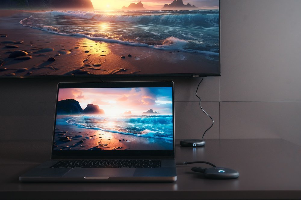 Adapter wireless për ekran Verbatim Share My Screen, USB C, 4K, i zi