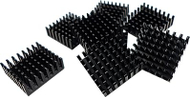 Set disipatorësh Qnap HS-M2SSD-01, 8 copa 14x14 mm, ngjitje vetëngjitëse, i zi