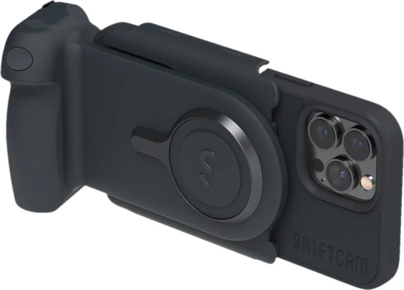 Dorezë fotografike ShiftCam ProGrip, universale për smartphone, karikim pa tela 15W, e zezë