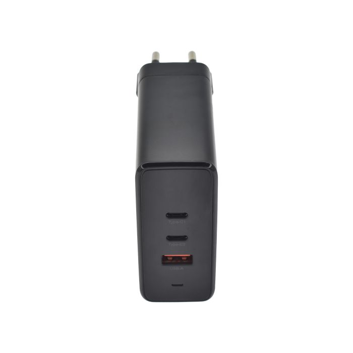 Dviced Wall Charger 140W GaN 2 USB-C, USB-A EU, Black
