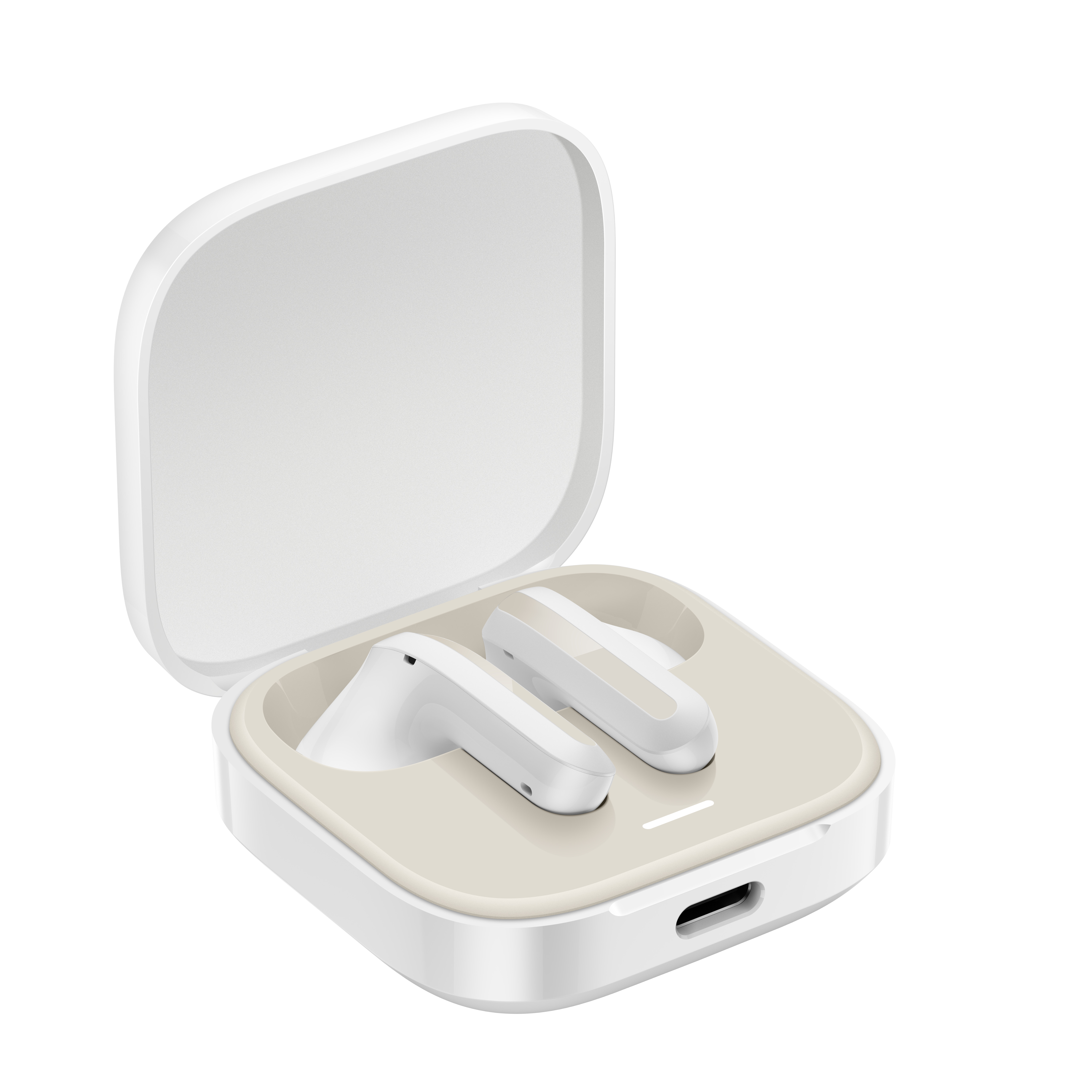 Dëgjuese Xiaomi Redmi Buds 6 Active, 14.2mm, Bluetooth 5.4, të bardha