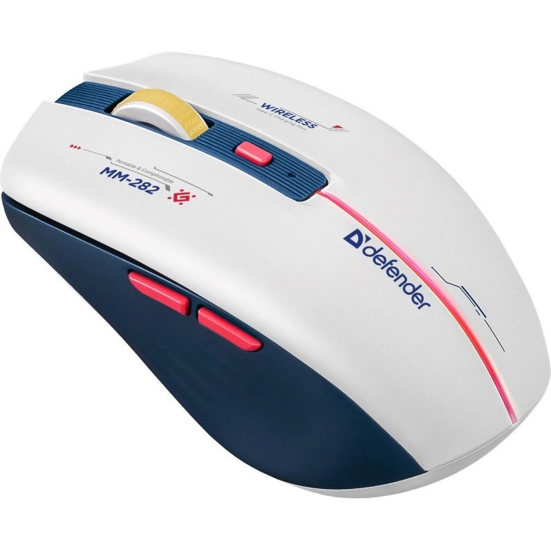 Maus gaming pa tela Defender DILA MM-282, RF, 1800 DPI, i zi