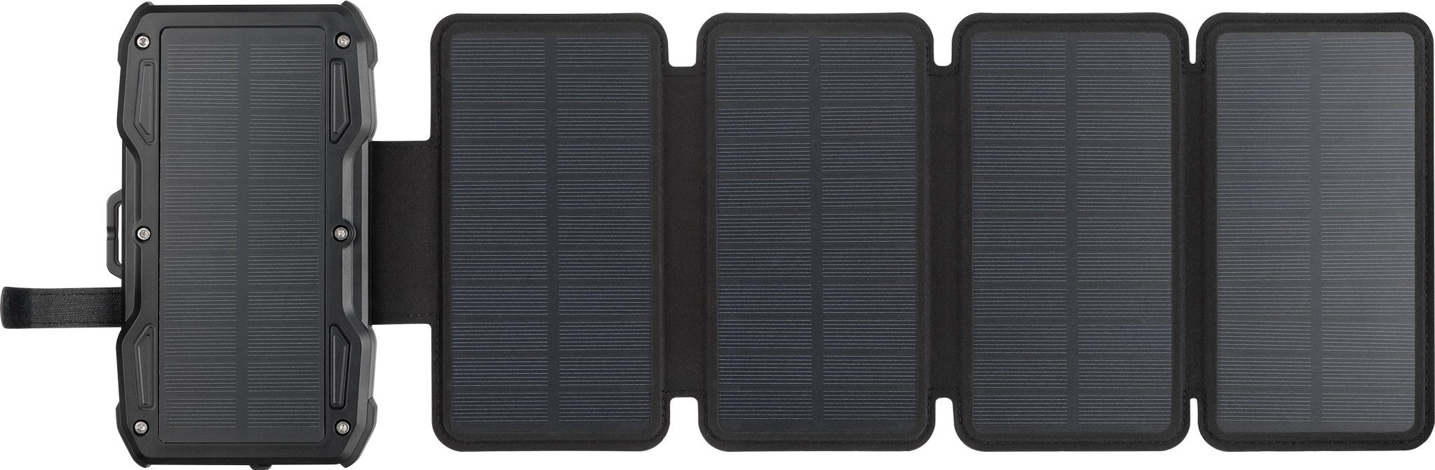 Соларен повербанк Sandberg Solar 5 Panel, 10000 mAh, пренослив, црн