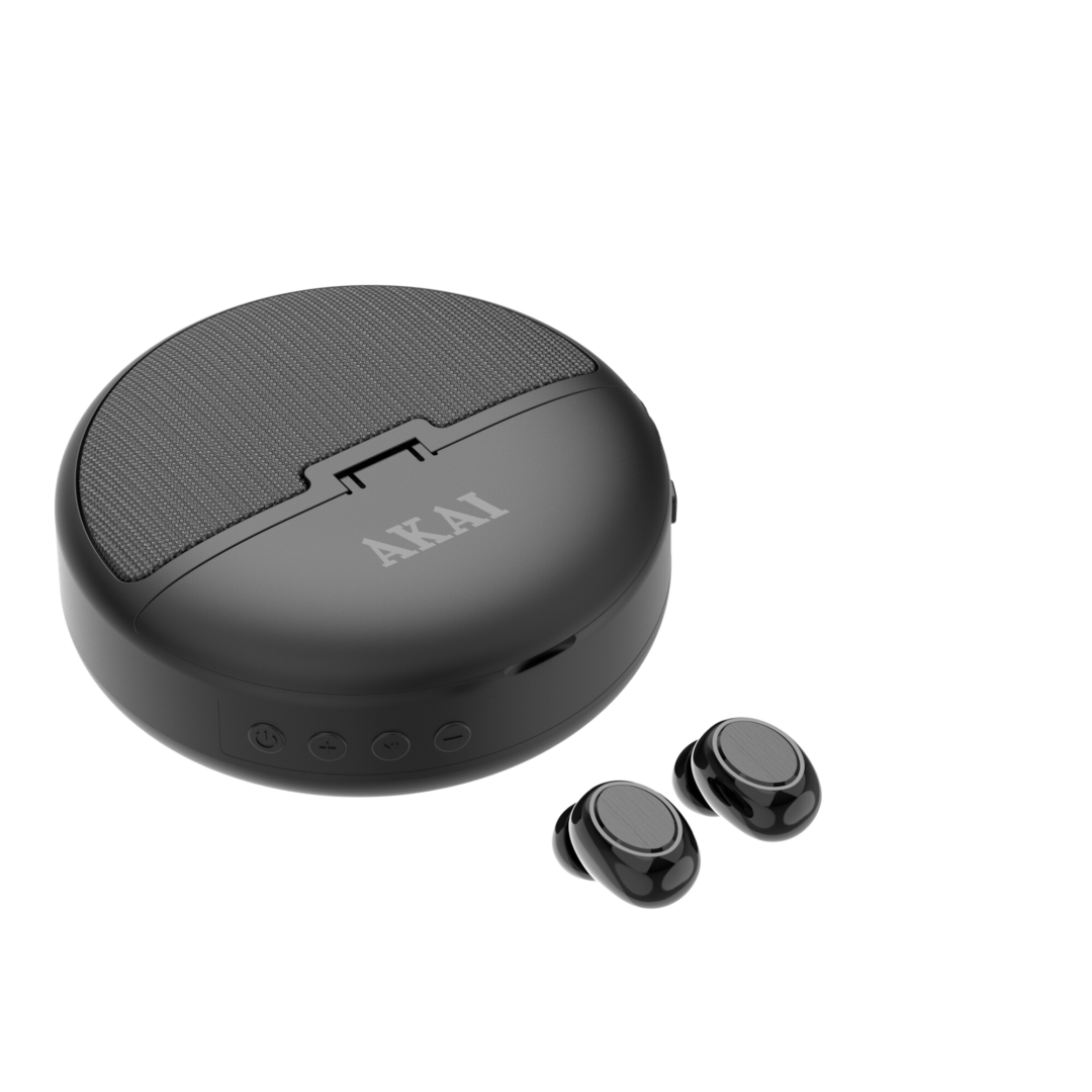 Kufje in ear Akai BTE J500BT, True Wireless, Bluetooth 5.4, të zeza