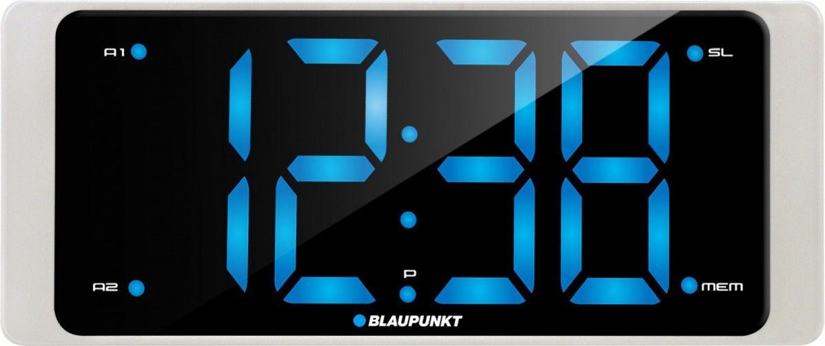 Радио-аларм Blaupunkt CR16WH, со аларм, полнење смартфон, бел