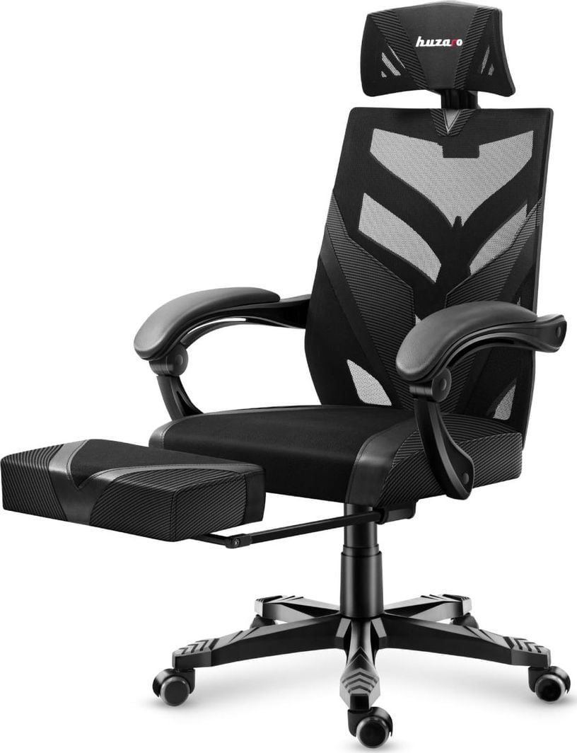 Karrige gaming Huzaro Combat 5.0, mekanizëm rrotullues, deri 140 kg, e zezë