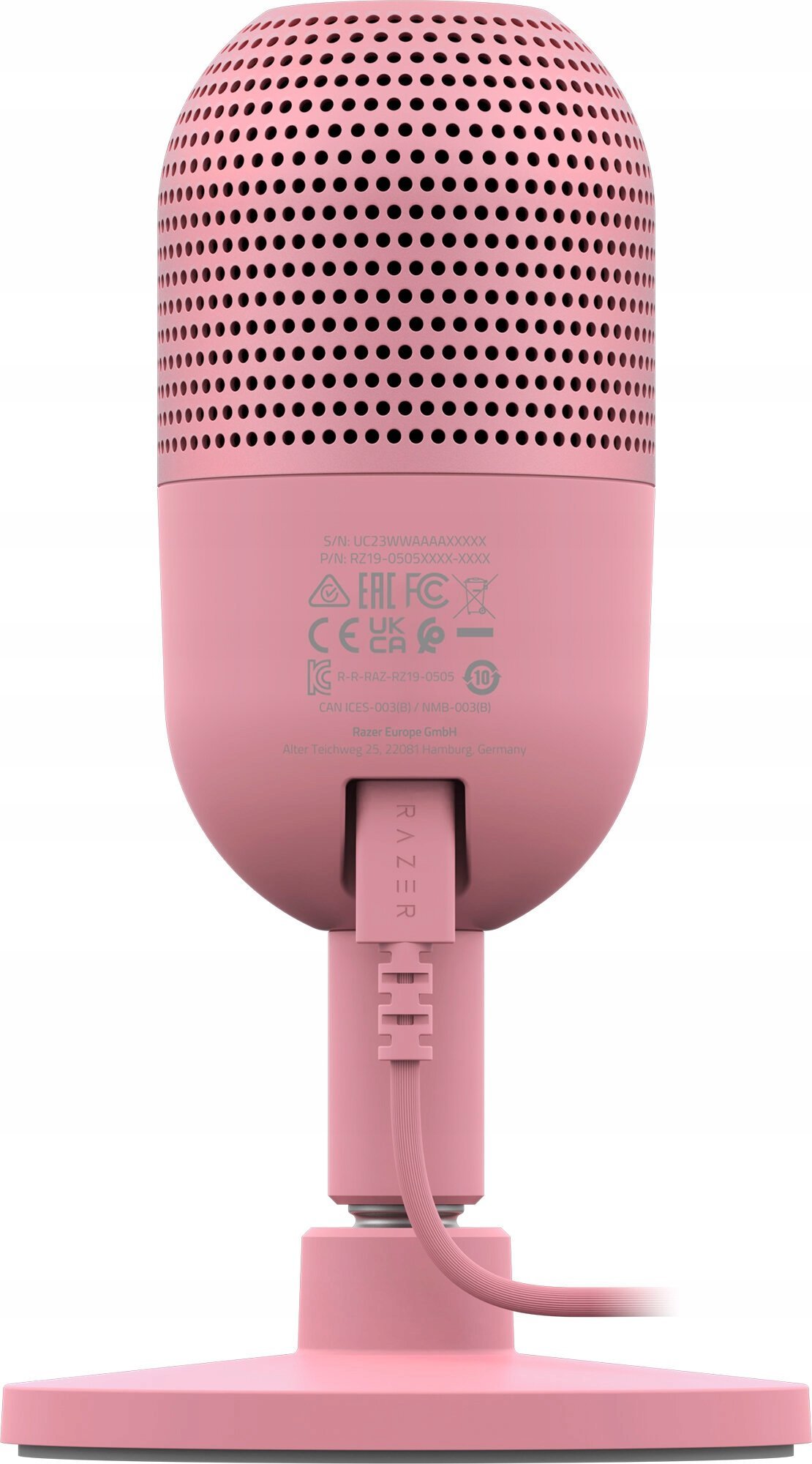 Mikrofon USB Razer Seiren V3 Mini, kondensator 14 mm, supercardioid, i zi