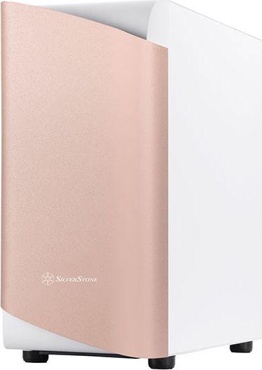 Kasë SilverStone SETA A1 Rózowo-biala, Midi Tower