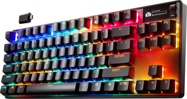 Tastierë SteelSeries Apex Pro TKL Wireless Gen 3, mekanike, wireless, e zezë