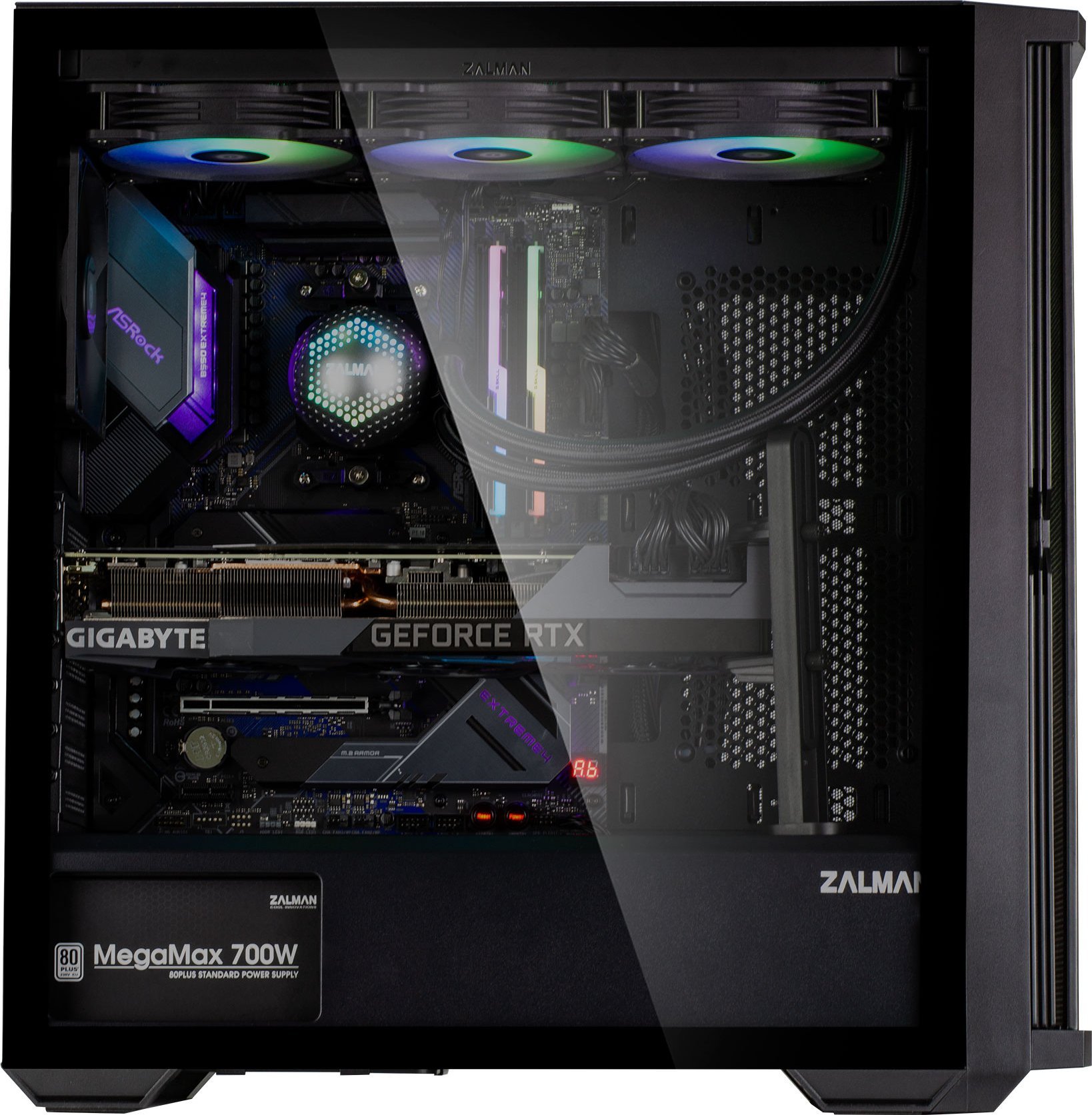Kutia PC Zalman Z10, MIDI Tower, ATX mATX Mini ITX, e zezë