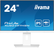 Monitor Iiyama ProLite XUB2497HSN W2, 23.8", Full HD IPS, i bardhë