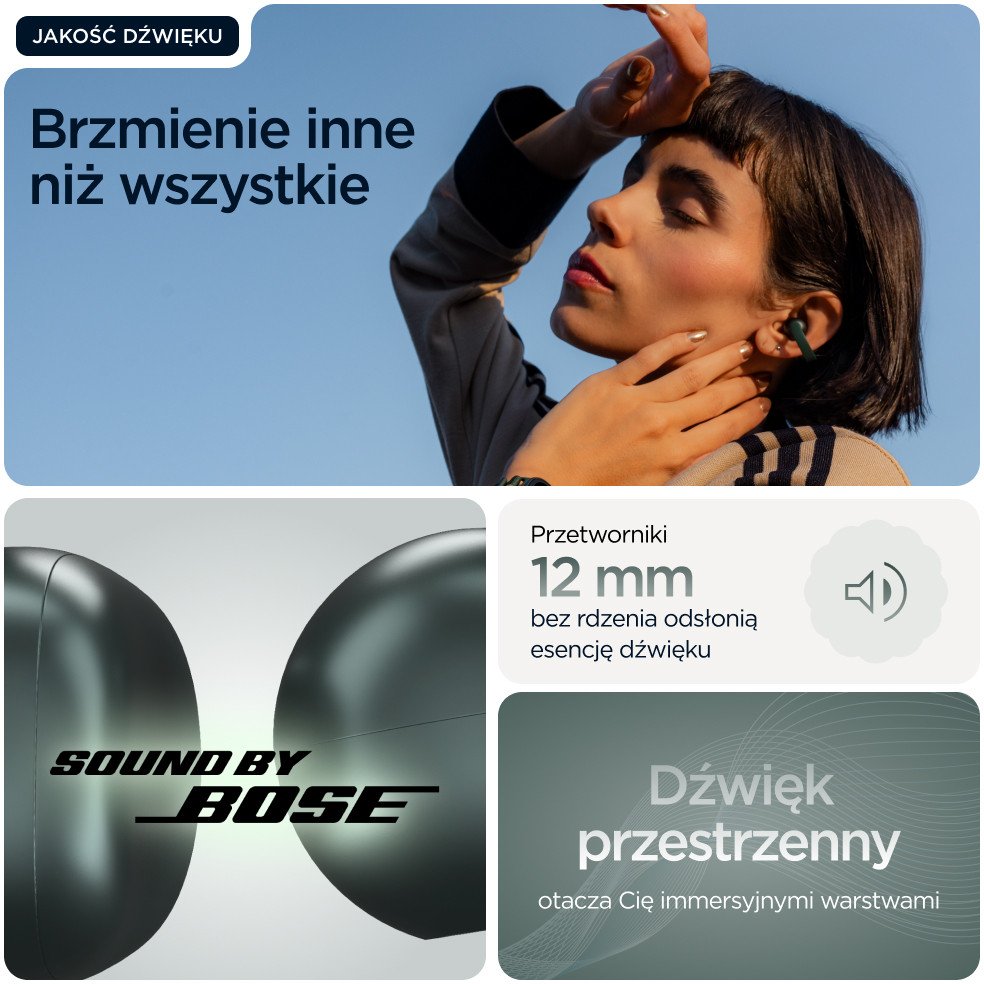 Kufje wireless Motorola Moto Buds Loop, Bluetooth, me ear-hook, jeshile