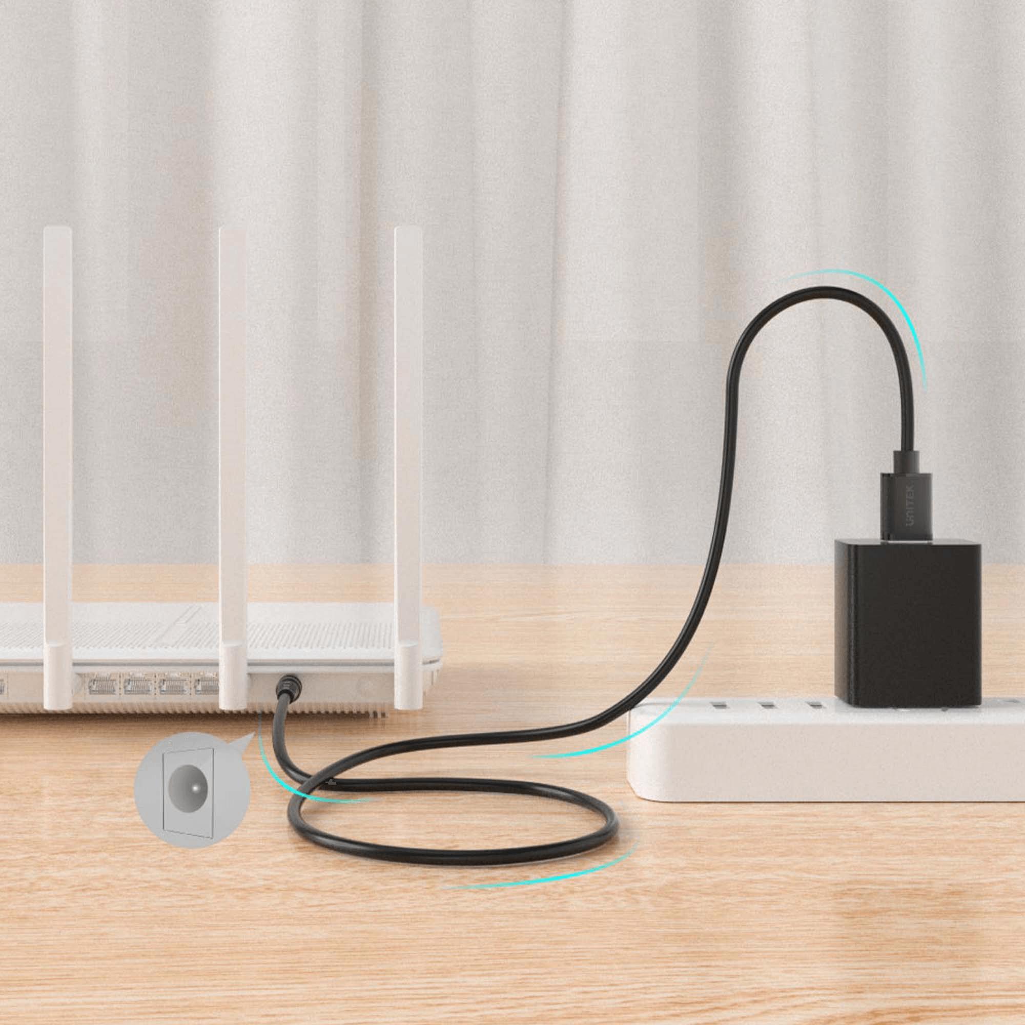 Kabllo USB Unitek Y-C495BK, USB-A në DC 3.5 mm, 1 m, e zezë