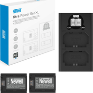 Set karikuesi me bateri Newell Xtra Power XL, 2x NP-FZ100, për Sony