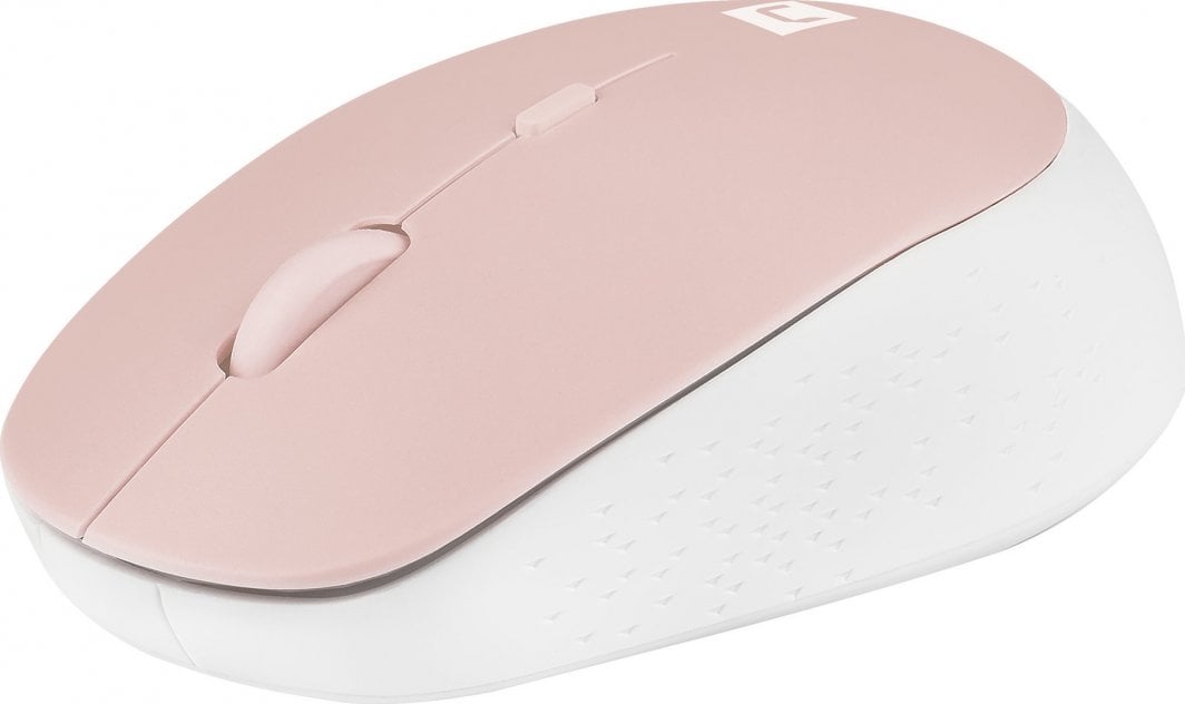 Maus Natec Harrier, wireless, Bluetooth, i bardhë dhe rozë