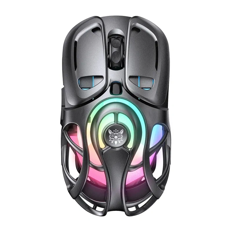 Maus gaming ONIKUMA DM02, RGB, ergonomik, gri