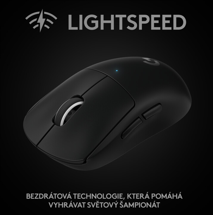 Глушец Logitech G Pro X Superlight, црно