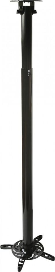 Mbajtëse tavani për projektor Art P-104, 197cm, rrotullim 360°, e zezë
