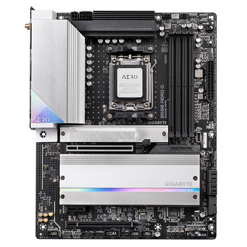 Pllakë amë Gigabyte B650 AERO G, AM5, DDR5, e zezë