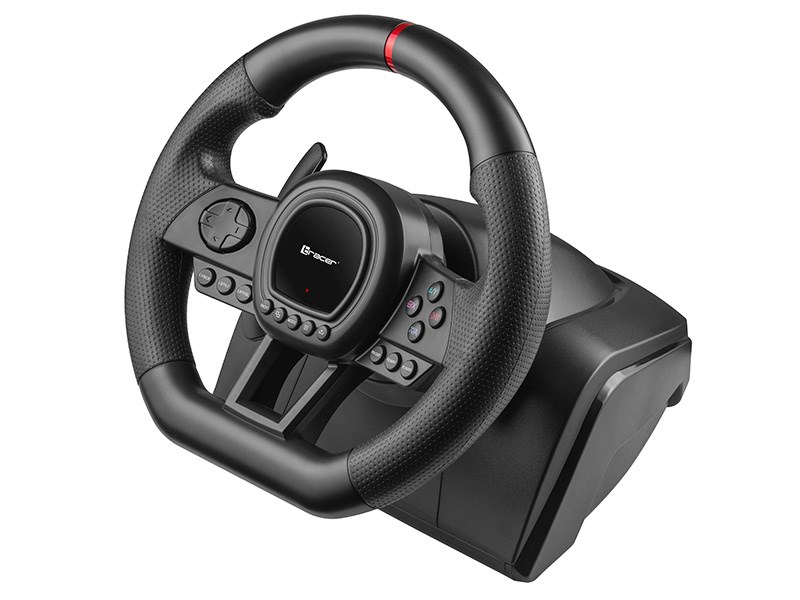 Timoni lojërash Tracer Simracer 6in1, 270°, me pedale dhe levë marshe, i zi
