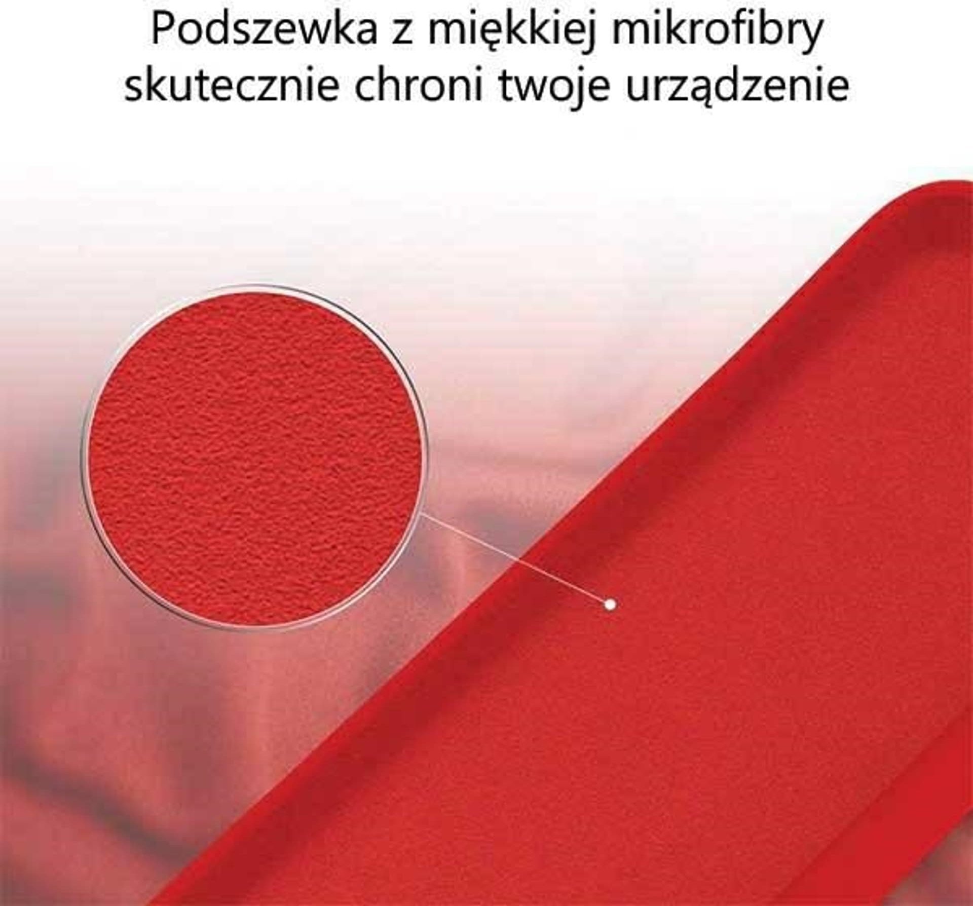 Këllëf silikoni Mercury për Samsung S23, me mikrofibër, i kuq